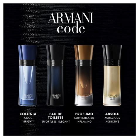armani code for men generic